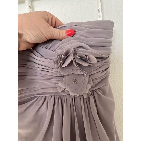 Andrew Adela Sleeveless Dress Gown Mocha NEW - Picture 2 of 6